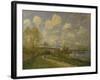 Summer at Bougival, 1876-Alfred Sisley-Framed Giclee Print