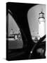 Summer at Cape Cod: Highland Lighthouse Viewed from Automobile-Alfred Eisenstaedt-Stretched Canvas