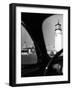 Summer at Cape Cod: Highland Lighthouse Viewed from Automobile-Alfred Eisenstaedt-Framed Photographic Print