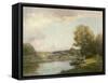 Summer at Hemingford Grey-William Kay Blacklock-Framed Stretched Canvas