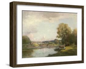 Summer at Hemingford Grey-William Kay Blacklock-Framed Giclee Print