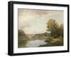 Summer at Hemingford Grey-William Kay Blacklock-Framed Giclee Print