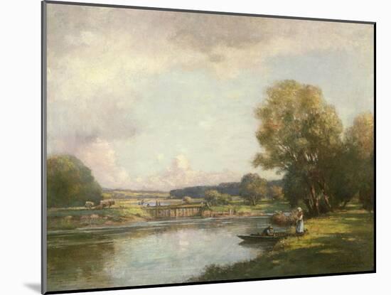 Summer at Hemingford Grey-William Kay Blacklock-Mounted Giclee Print