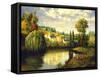 Summer at Limoux-Max Hayslette-Framed Stretched Canvas