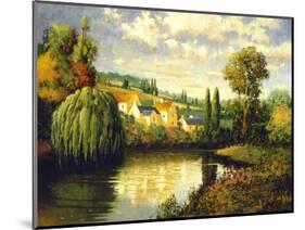 Summer at Limoux-Max Hayslette-Mounted Giclee Print