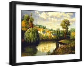 Summer at Limoux-Max Hayslette-Framed Giclee Print