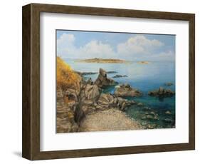 Summer At Sozopol'S Seacoast-kirilstanchev-Framed Art Print