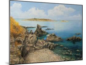 Summer At Sozopol'S Seacoast-kirilstanchev-Mounted Art Print