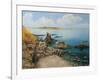 Summer At Sozopol'S Seacoast-kirilstanchev-Framed Art Print