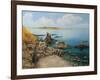 Summer At Sozopol'S Seacoast-kirilstanchev-Framed Art Print