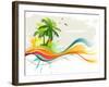 Summer Background-Misha-Framed Art Print