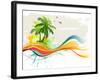 Summer Background-Misha-Framed Art Print