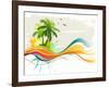 Summer Background-Misha-Framed Art Print