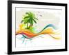 Summer Background-Misha-Framed Art Print