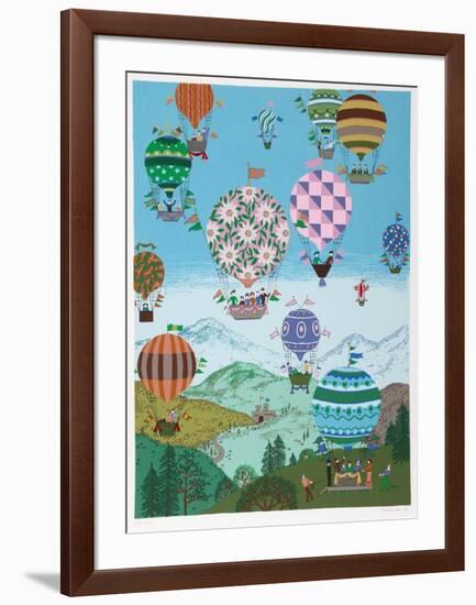 Summer Balloons-Jack Hofflander-Framed Limited Edition