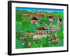 Summer Band Concert-Mark Frost-Framed Giclee Print