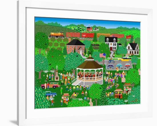 Summer Band Concert-Mark Frost-Framed Giclee Print