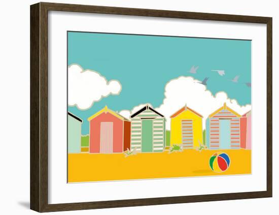 Summer Bay II-Emily Burningham-Framed Giclee Print