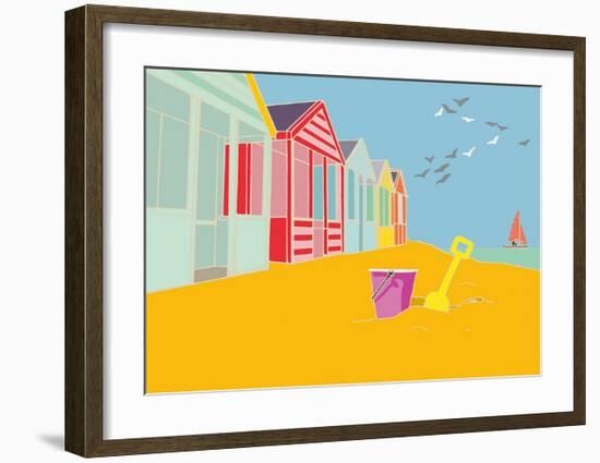 Summer Bay III-Emily Burningham-Framed Giclee Print