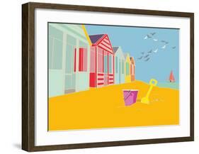 Summer Bay III-Emily Burningham-Framed Giclee Print