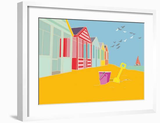 Summer Bay III-Emily Burningham-Framed Giclee Print