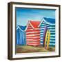 Summer Beach Cabana I-Patricia Pinto-Framed Art Print