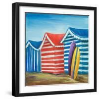 Summer Beach Cabana I-Patricia Pinto-Framed Art Print