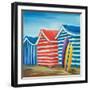 Summer Beach Cabana I-Patricia Pinto-Framed Art Print