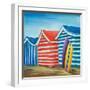 Summer Beach Cabana I-Patricia Pinto-Framed Art Print
