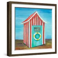 Summer Beach Cabana II-Patricia Pinto-Framed Art Print