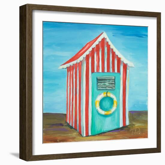 Summer Beach Cabana II-Patricia Pinto-Framed Art Print