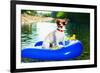 Summer Beach Dog-Javier Brosch-Framed Photographic Print