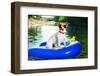 Summer Beach Dog-Javier Brosch-Framed Photographic Print