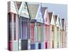 Summer Beach Huts in Focus-Assaf Frank-Stretched Canvas
