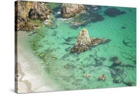 Summer beach in crozon morgat-Philippe Manguin-Stretched Canvas