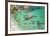 Summer beach in crozon morgat-Philippe Manguin-Framed Photographic Print