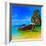 Summer Beach Tropical Landscape-SergWSQ-Framed Photographic Print