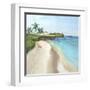 Summer Beach Walk-Isabelle Z-Framed Art Print