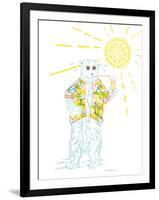 Summer Bear-Jessica Wilson-Framed Giclee Print