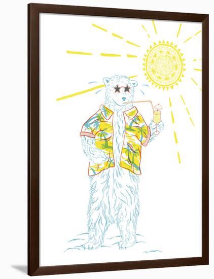 Summer Bear-Jessica Wilson-Framed Giclee Print