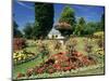 Summer Bedding, with the Royal Crescent Behind, Bath, Avon (Somerset), England-Chris Nicholson-Mounted Photographic Print