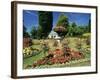 Summer Bedding, with the Royal Crescent Behind, Bath, Avon (Somerset), England-Chris Nicholson-Framed Photographic Print