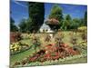 Summer Bedding, with the Royal Crescent Behind, Bath, Avon (Somerset), England-Chris Nicholson-Mounted Photographic Print