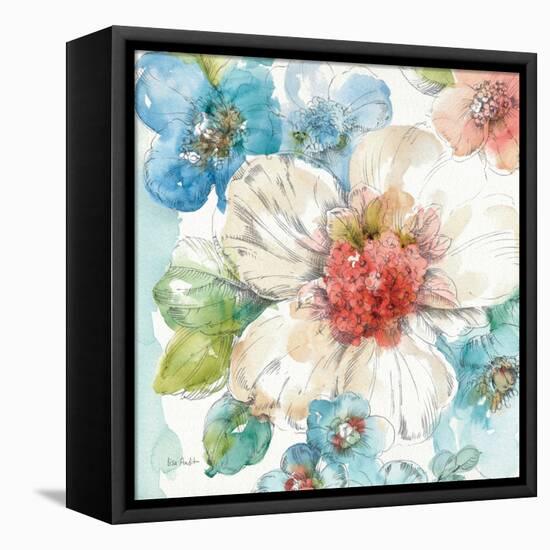 Summer Bloom III-Lisa Audit-Framed Stretched Canvas