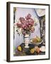 Summer Blossom and a Bowl of Fruit, with a Cup and Saucer-George Leslie Hunter-Framed Giclee Print