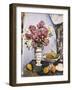 Summer Blossom and a Bowl of Fruit, with a Cup and Saucer-George Leslie Hunter-Framed Giclee Print