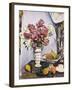 Summer Blossom and a Bowl of Fruit, with a Cup and Saucer-George Leslie Hunter-Framed Giclee Print