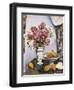 Summer Blossom and a Bowl of Fruit, with a Cup and Saucer-George Leslie Hunter-Framed Premium Giclee Print