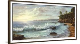 Summer Blue Sea-Keith Cast-Framed Giclee Print