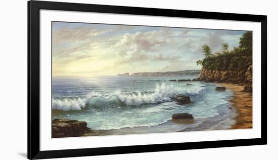 Summer Blue Sea-Keith Cast-Framed Giclee Print